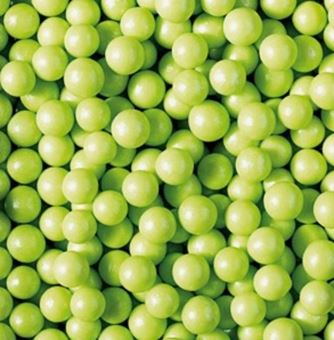 Picture of GREEN SUGAR PEARLS 6MM EDIBLE SPRINKLES X 50G